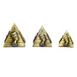 Egyptian Pyramid Decorative Showpiece Set | Ancient Pharaoh Pyramid Figurines for Home & Office Decor | Premium Collectible Gift Set