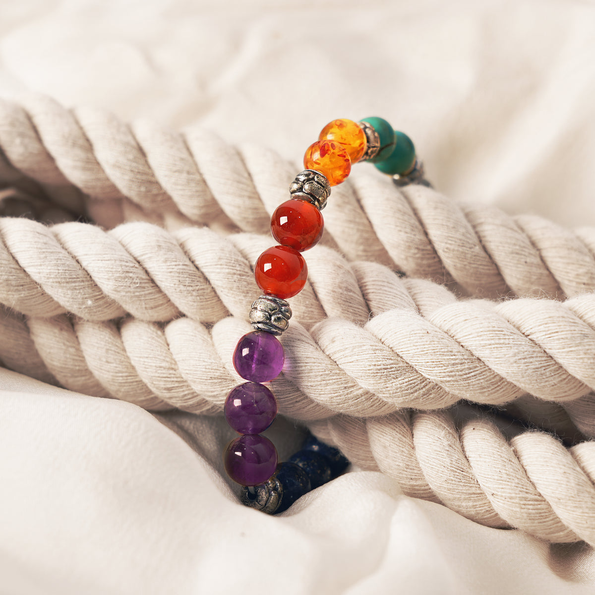 7-Chakra Healing Bracelet  – Spiritual Energy & Balance Jewelry for Men & Women