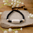 Black Agate & Mother of Pearl Balance and Clarity Bracelet