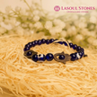Blue Evil Eye Beaded Bracelet with Hamsa Charm – Protection & Spiritual Energy Jewelry