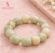Natural Green Aventurine Tumbled Stone Bracelet for Prosperity, Abundance & Positive Energy