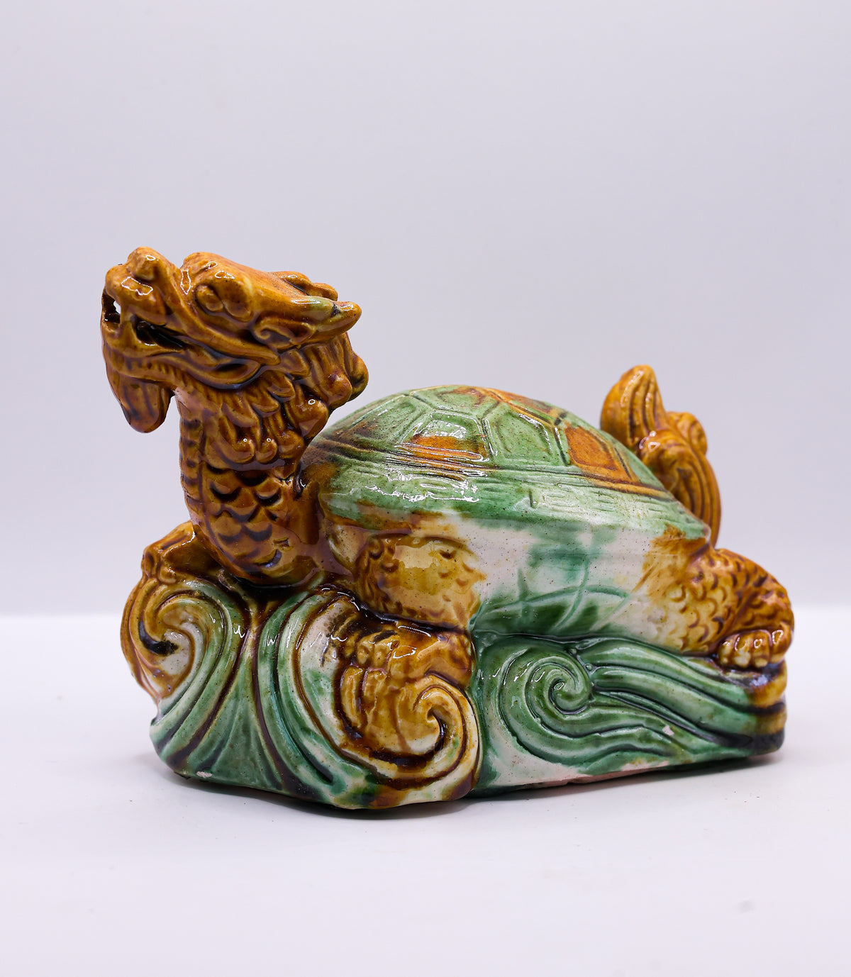 Dragon Turtle Figurine – Feng Shui Wealth & Protection Home Decor