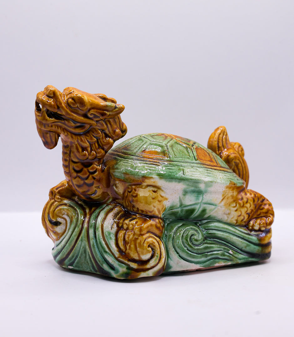 Dragon Turtle Figurine – Feng Shui Wealth & Protection Home Decor