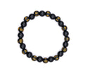 Black Tibetan Om Mani Padme Om Bracelet | Spiritual Mantra Beaded Bracelet for Men & Women | Stylish Meditation & Healing Bracelet