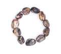 Natural Agate Tumble Bracelet - Healing Crystal Bracelet for Grounding & Positive Energy