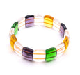 Gem Stone Double Hole Chakra Balance Bracelet- Fashion & Spiritual Jewelry