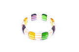 Gem Stone Double Hole Chakra Balance Bracelet- Fashion & Spiritual Jewelry