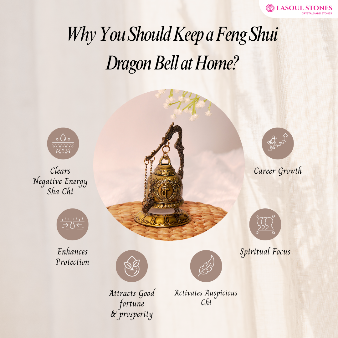 Feng Shui Dragon Bell for Home Decor & Office