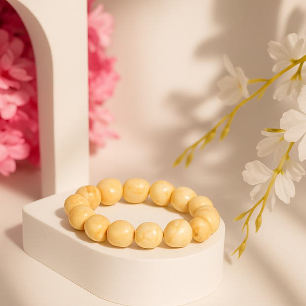 Desert Harmony Camel Agate Bracelet – Natural Stone Bracelet for Balance, Confidence & Everyday Elegance
