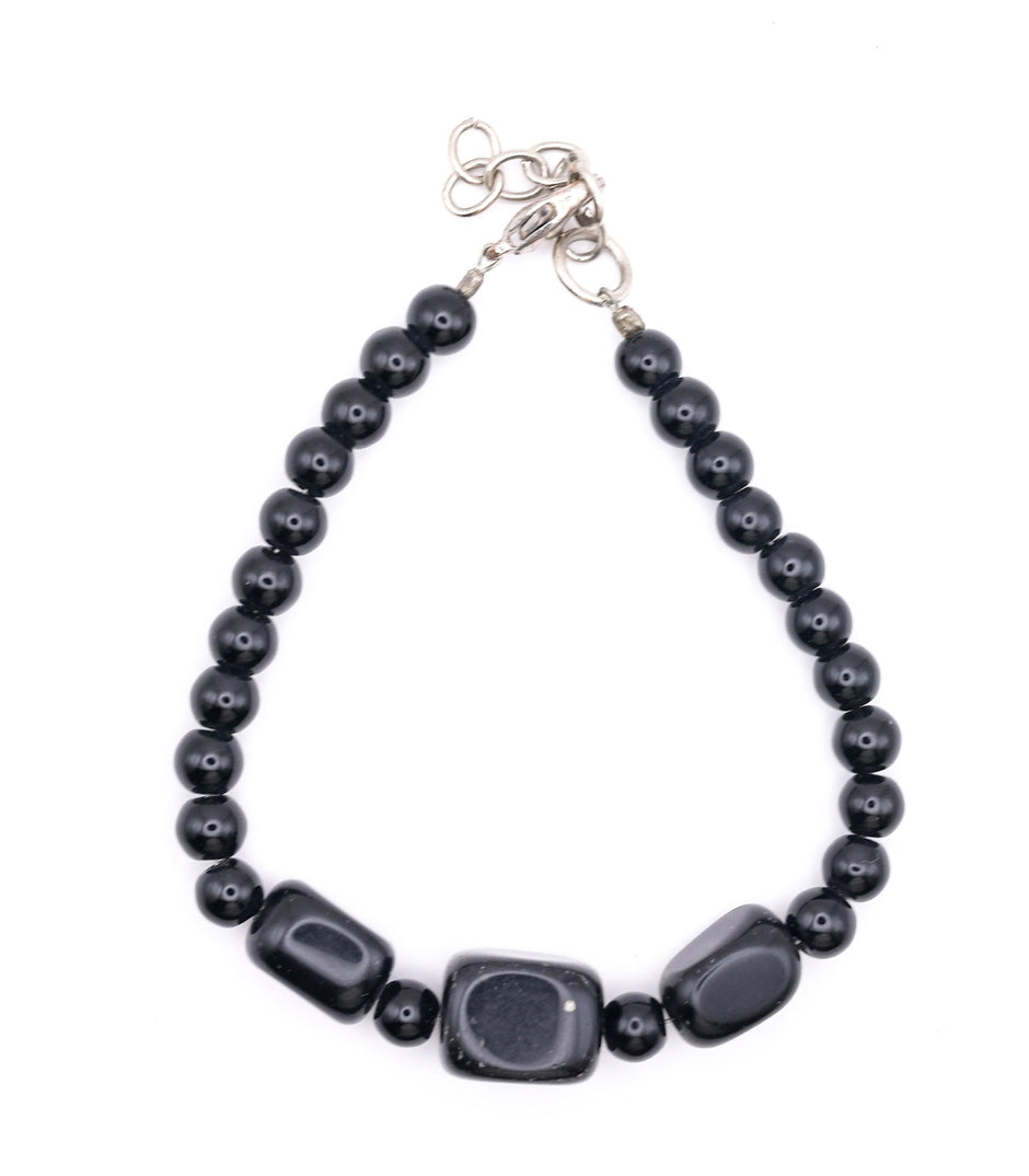 Black Obsidian Protection & Balance Bracelet