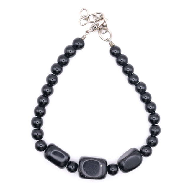 Black Obsidian Protection & Balance Bracelet