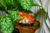 Golden Koi Fish Feng Shui Showpiece for Home & Office | Wealth & Prosperity Decorative Statue | Lucky Fish Figurine