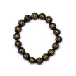 Black Mantra Bead Bracelet | Buddhist Om Mani Padme Hum Bracelet | Spiritual Protection & Energy Bracelet for Men & Women