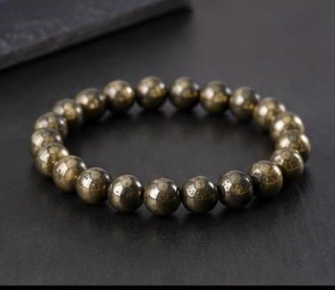 Pyrite Bracelet – Natural Stone Bracelet for Confidence, Protection & Prosperity