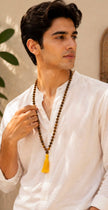 Tiger Eye Mala Necklace (8mm)–  Meditation Beads for Confidence, Protection & Positive Energy