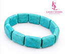 Natural Turquoise Stone Bracelet – Protection, Balance & Positive Energy